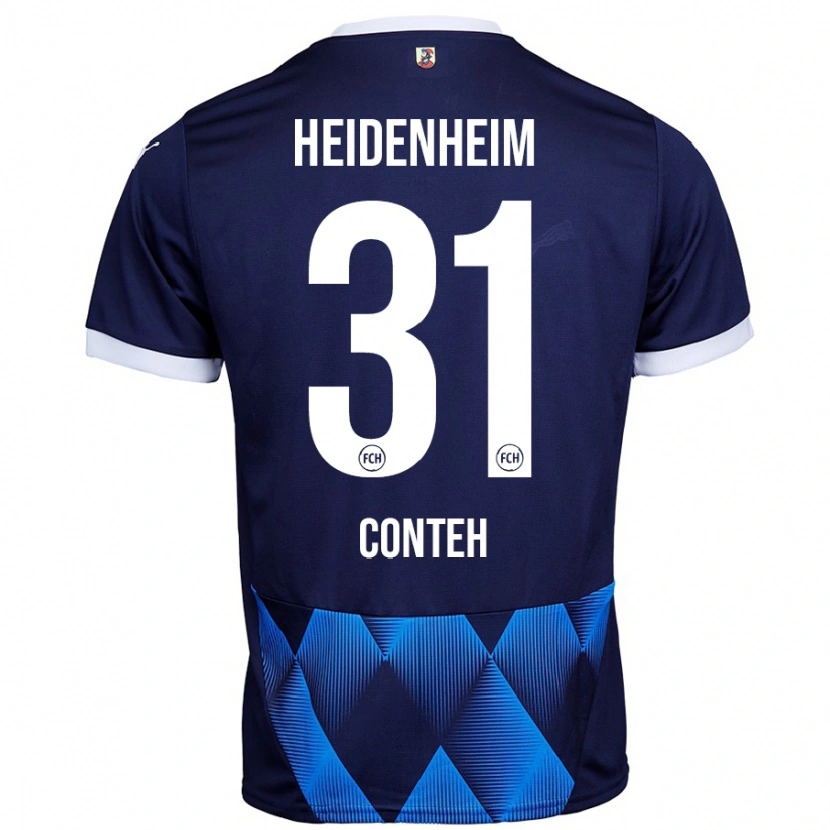 Danxen Women Sirlord Conteh #31 Dark Navy Blue Away Jersey 2024/25 T-Shirt