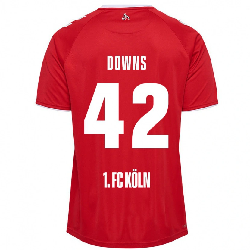 Danxen Women Damion Downs #42 Red White Away Jersey 2024/25 T-Shirt