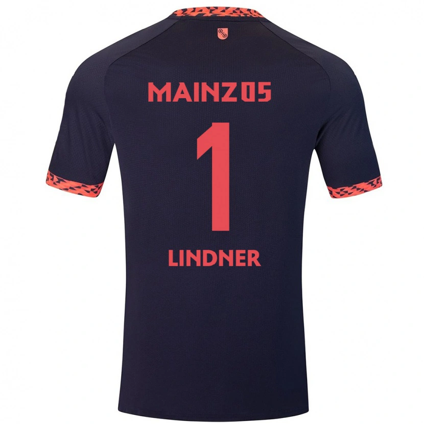 Danxen Women Sophie Lindner #1 Blue Coral Red Away Jersey 2024/25 T-Shirt