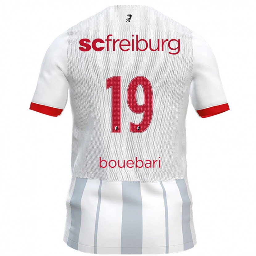Danxen Women Franci Bouebari #19 White Grey Away Jersey 2024/25 T-Shirt