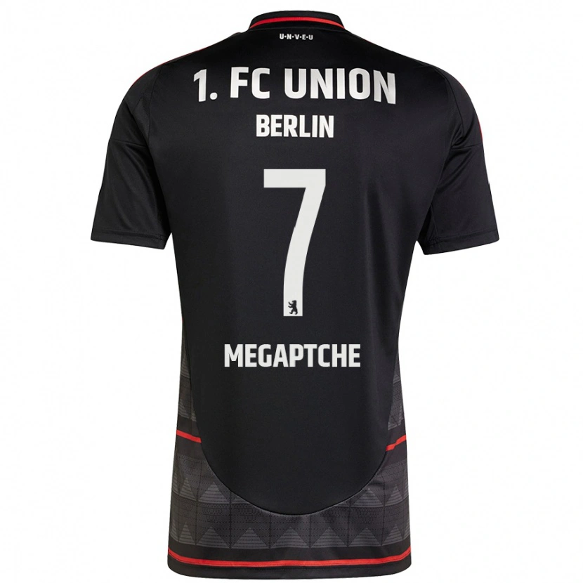 Danxen Women Yann Megaptche #7 Black Away Jersey 2024/25 T-Shirt