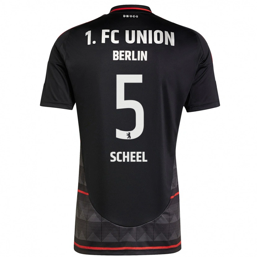 Danxen Women Luca Scheel #5 Black Away Jersey 2024/25 T-Shirt