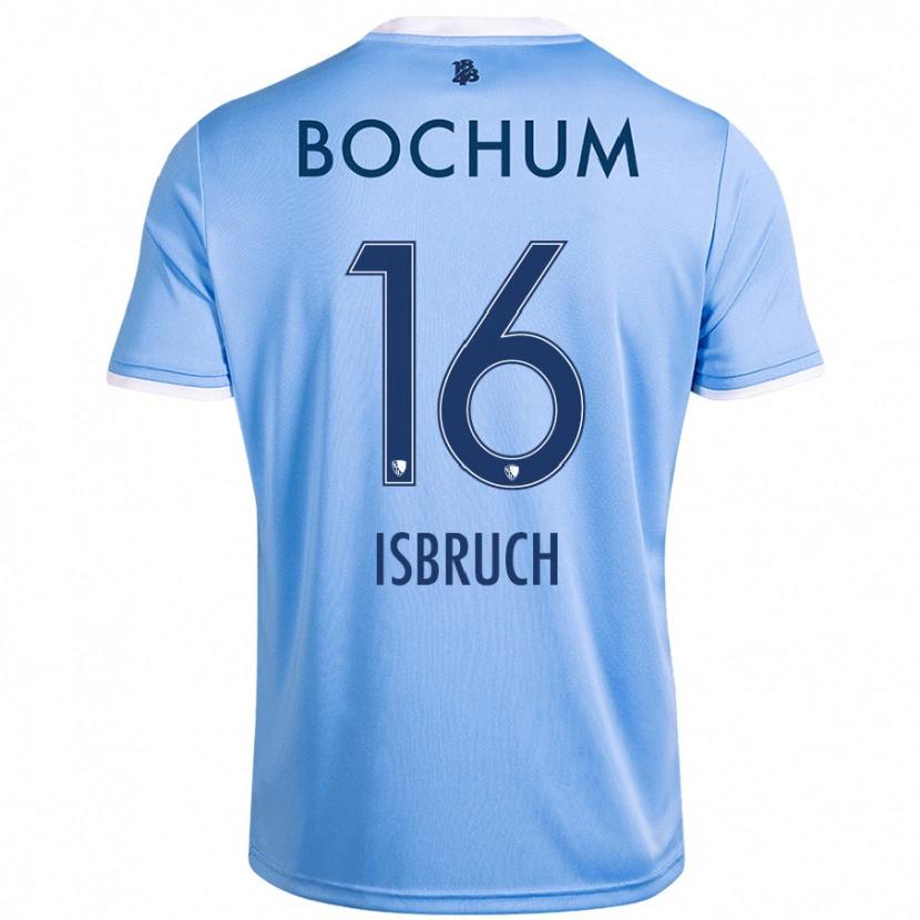 Danxen Women L. Isbruch #16 Sky Blue Away Jersey 2024/25 T-Shirt