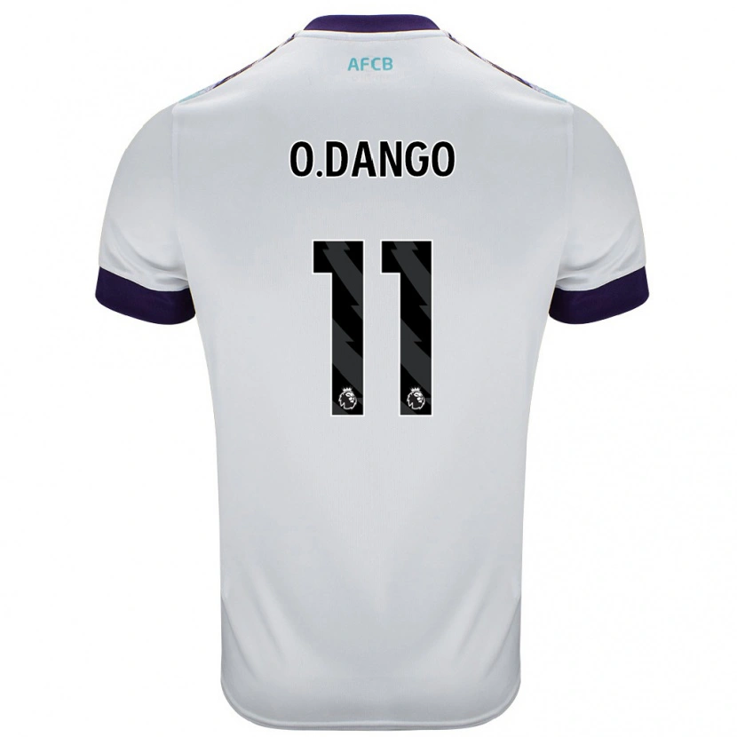 Danxen Women Dango Ouattara #11 White Green Purple Away Jersey 2024/25 T-Shirt