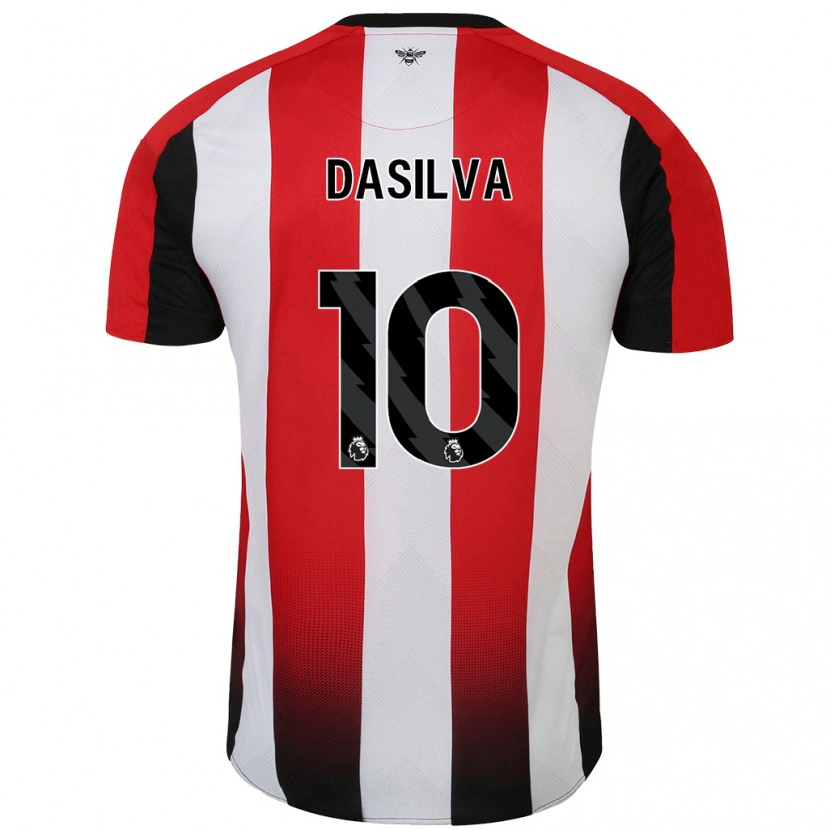 Danxen Kid Josh Dasilva #10 Red White Home Jersey 2024/25 T-Shirt