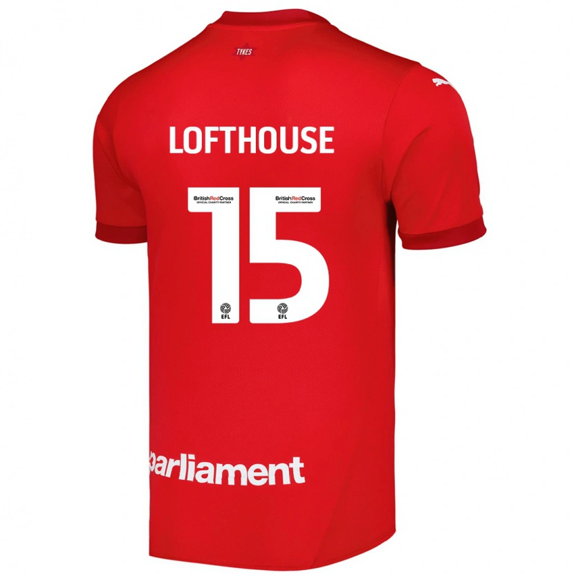 Danxen Kid Kyran Lofthouse #15 Red Home Jersey 2024/25 T-Shirt