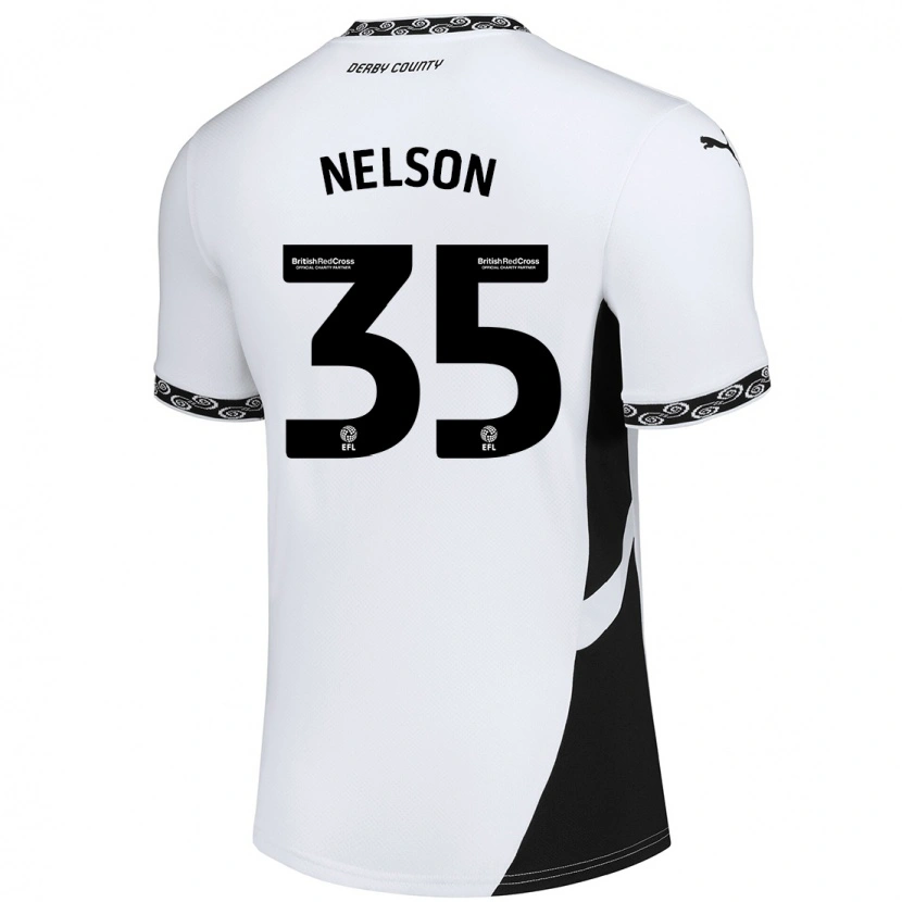 Danxen Kid Curtis Nelson #35 White Black Home Jersey 2024/25 T-Shirt