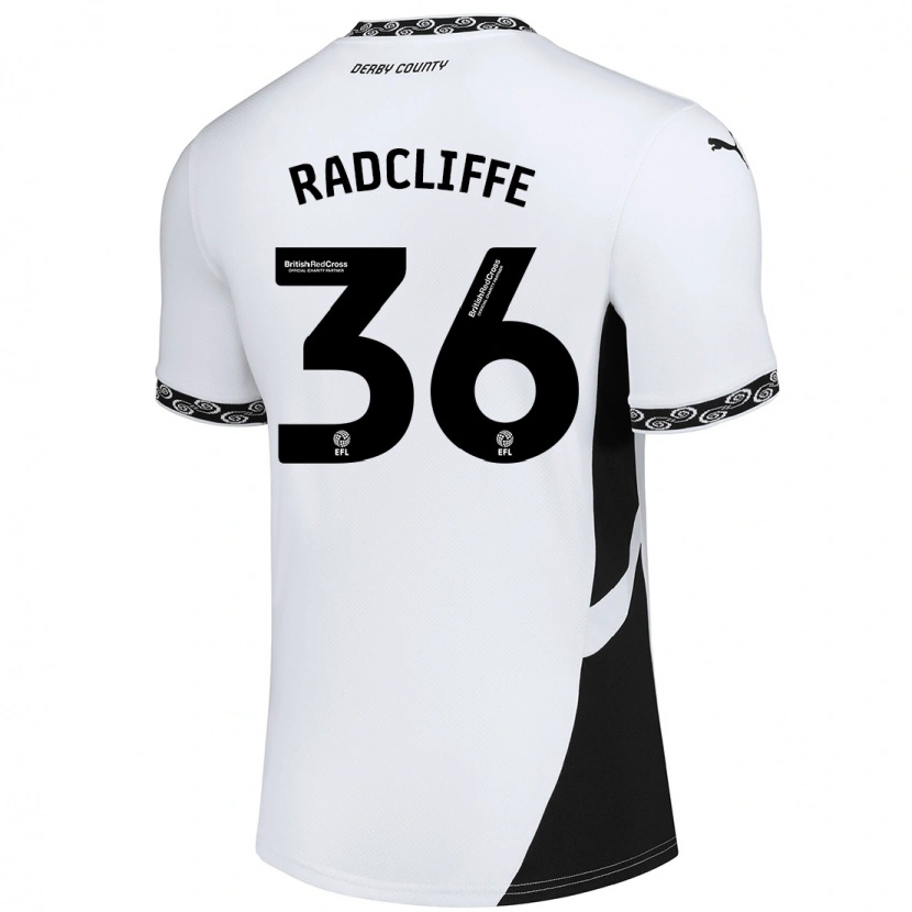 Danxen Kid Ben Radcliffe #36 White Black Home Jersey 2024/25 T-Shirt