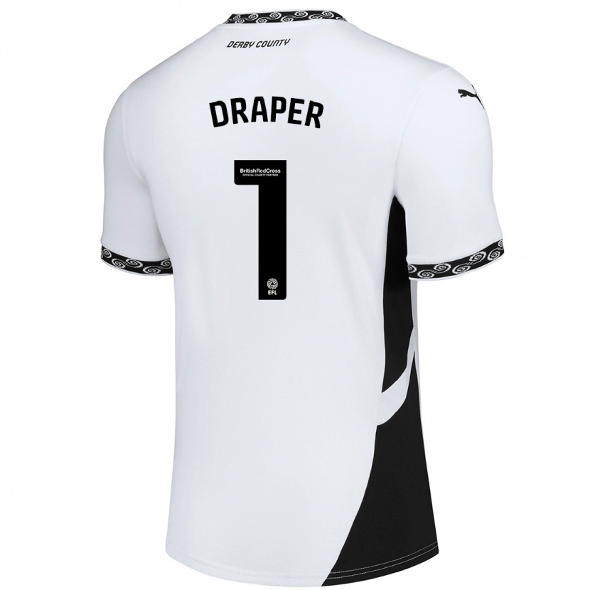 Danxen Kid Anna Draper #1 White Black Home Jersey 2024/25 T-Shirt