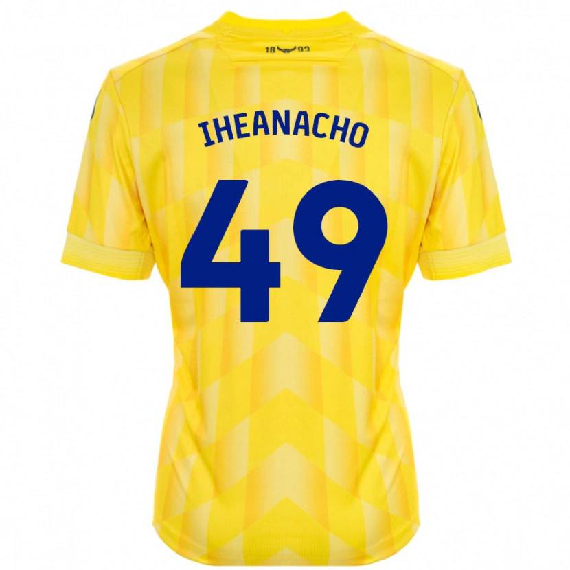 Danxen Kid Josh Iheanacho #49 Yellow Home Jersey 2024/25 T-Shirt