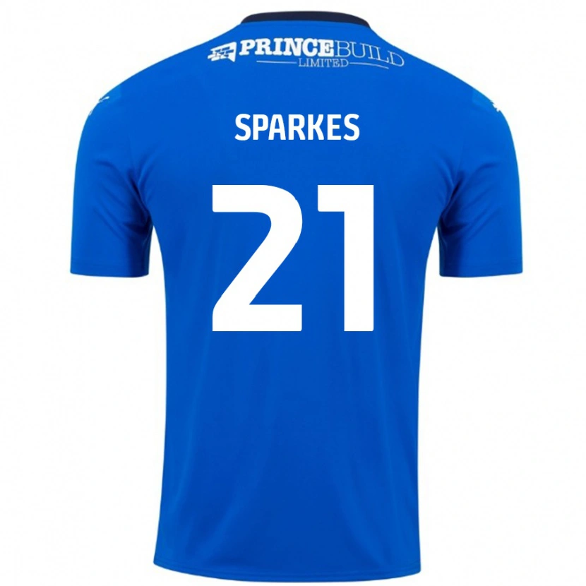 Danxen Kid Jack Sparkes #21 Blue White Home Jersey 2024/25 T-Shirt