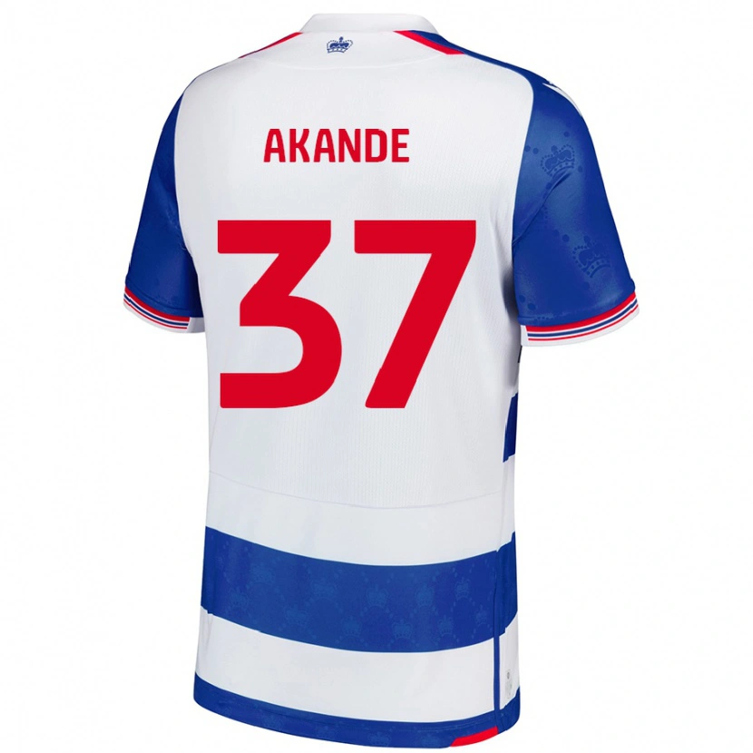 Danxen Kid Adrian Akande #37 Blue White Home Jersey 2024/25 T-Shirt