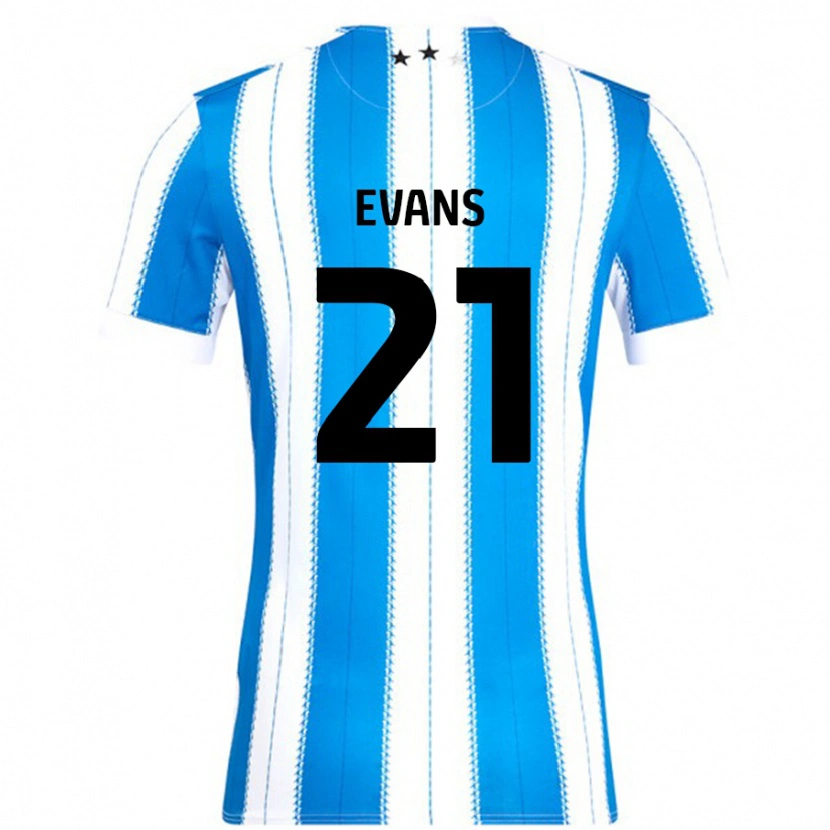 Danxen Kid Antony Evans #21 Blue White Home Jersey 2024/25 T-Shirt