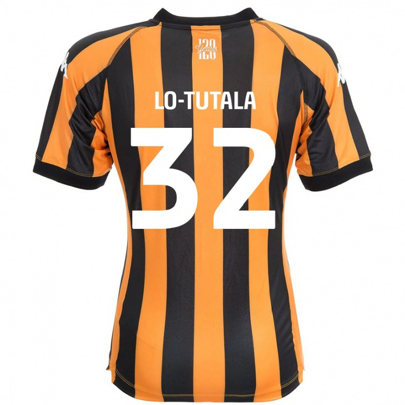 Danxen Kid Thimothée Lo-Tutala #32 Black Amber Home Jersey 2024/25 T-Shirt