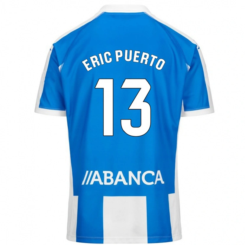 Danxen Kid Eric Puerto #13 Blue White Home Jersey 2024/25 T-Shirt