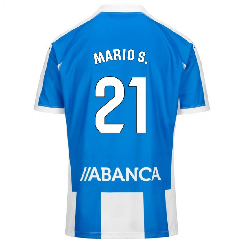 Danxen Kid Mario Soriano #21 Blue White Home Jersey 2024/25 T-Shirt