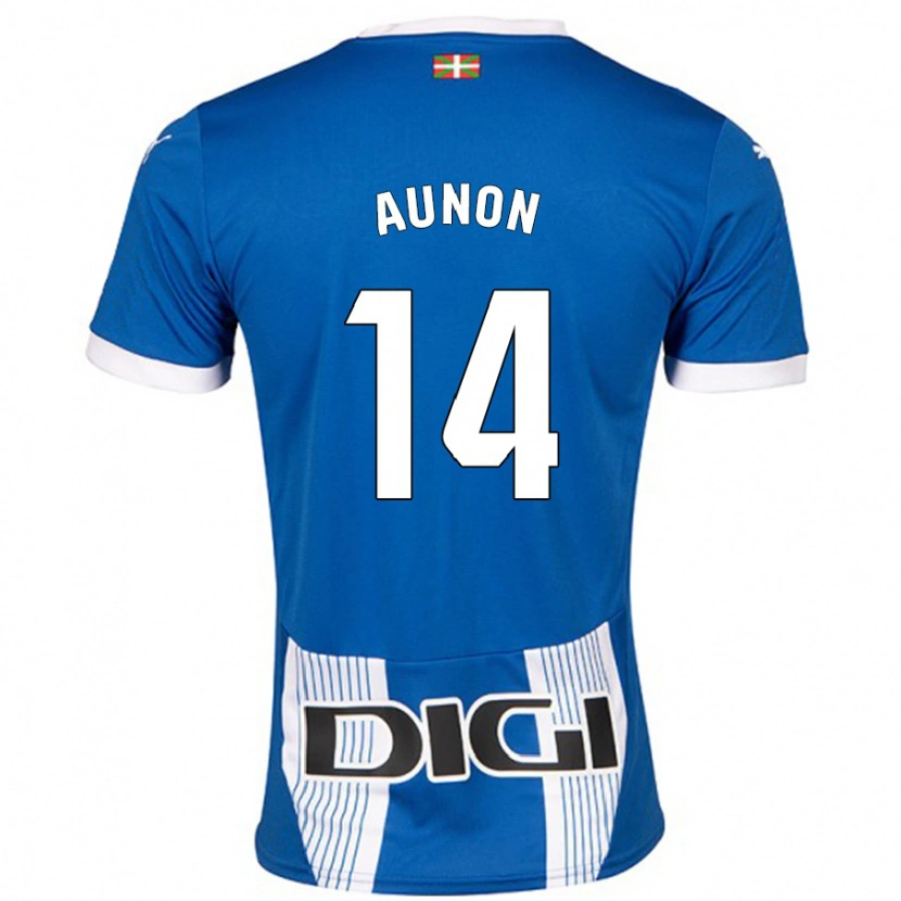 Danxen Kid Cristina Auñón #14 Blue Home Jersey 2024/25 T-Shirt