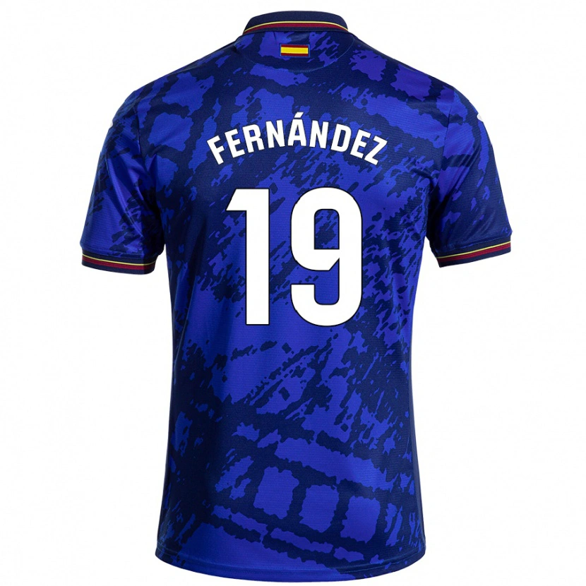 Danxen Kid Ismael Fernández #19 Darker Blue Home Jersey 2024/25 T-Shirt