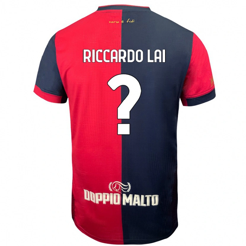 Danxen Kid Riccardo Lai #0 Red Darker Blue Home Jersey 2024/25 T-Shirt