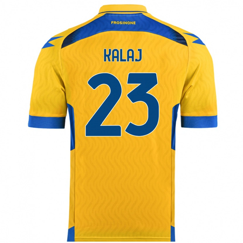 Danxen Kid Sergio Kalaj #23 Yellow Home Jersey 2024/25 T-Shirt