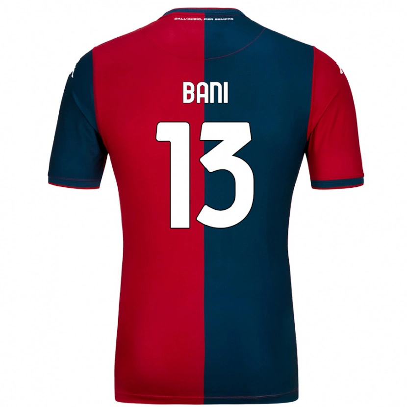 Danxen Kid Mattia Bani #13 Red Dark Blue Home Jersey 2024/25 T-Shirt