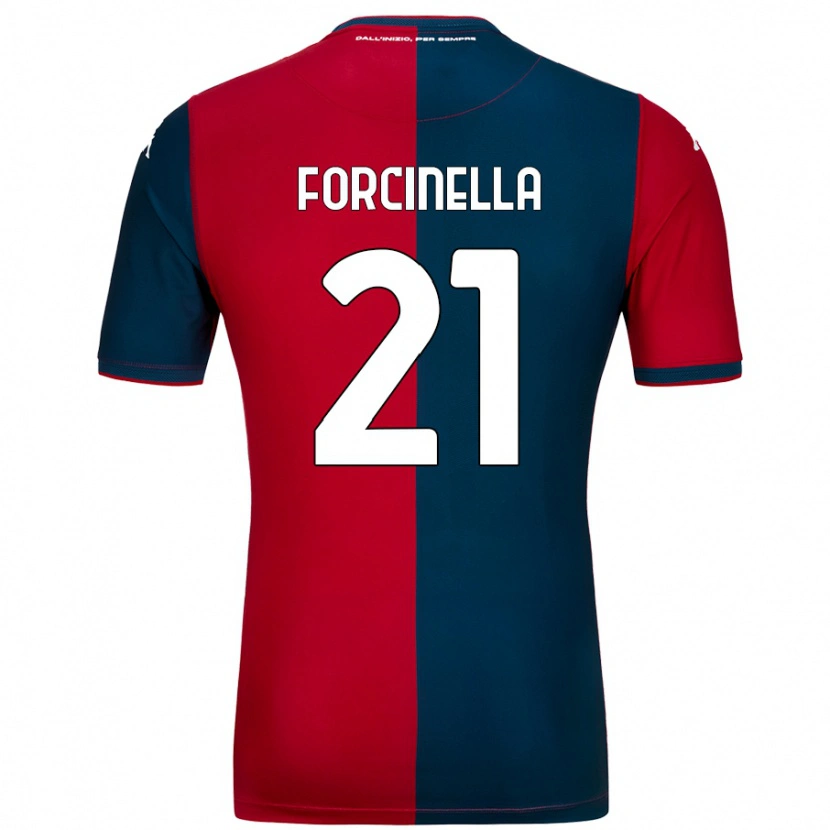 Danxen Kid Camilla Forcinella #21 Red Dark Blue Home Jersey 2024/25 T-Shirt