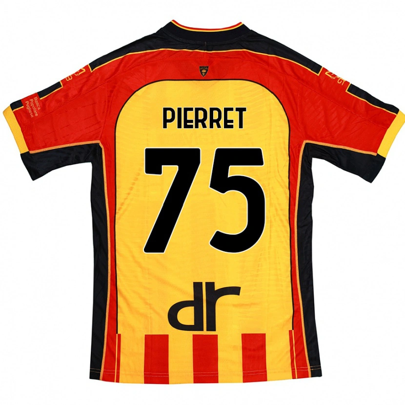 Danxen Kid Balthazar Pierret #75 Yellow Red Home Jersey 2024/25 T-Shirt