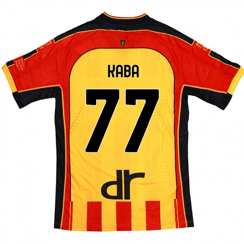 Danxen Kid Mohamed Kaba #77 Yellow Red Home Jersey 2024/25 T-Shirt