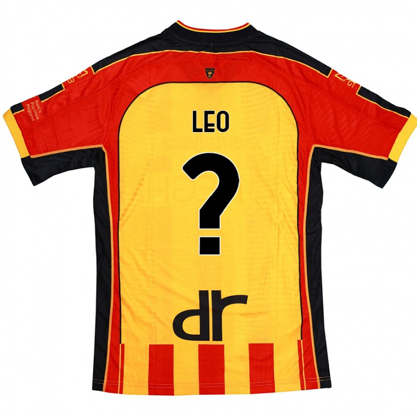 Danxen Kid Giulio Leo #0 Yellow Red Home Jersey 2024/25 T-Shirt