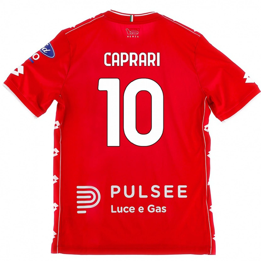 Danxen Kid Gianluca Caprari #10 Red White Home Jersey 2024/25 T-Shirt