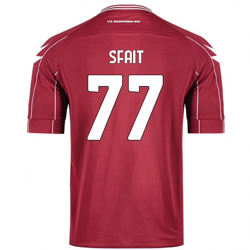 Danxen Kid Andres Sfait #77 Burgundy Home Jersey 2024/25 T-Shirt