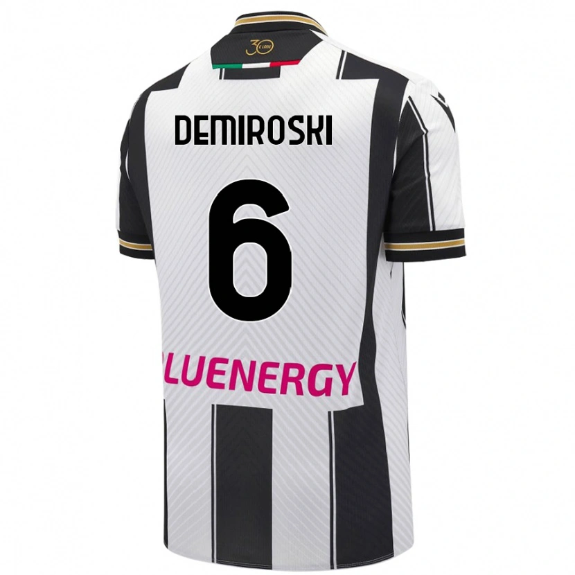 Danxen Kid Shenol Demiroski #6 White Black Home Jersey 2024/25 T-Shirt