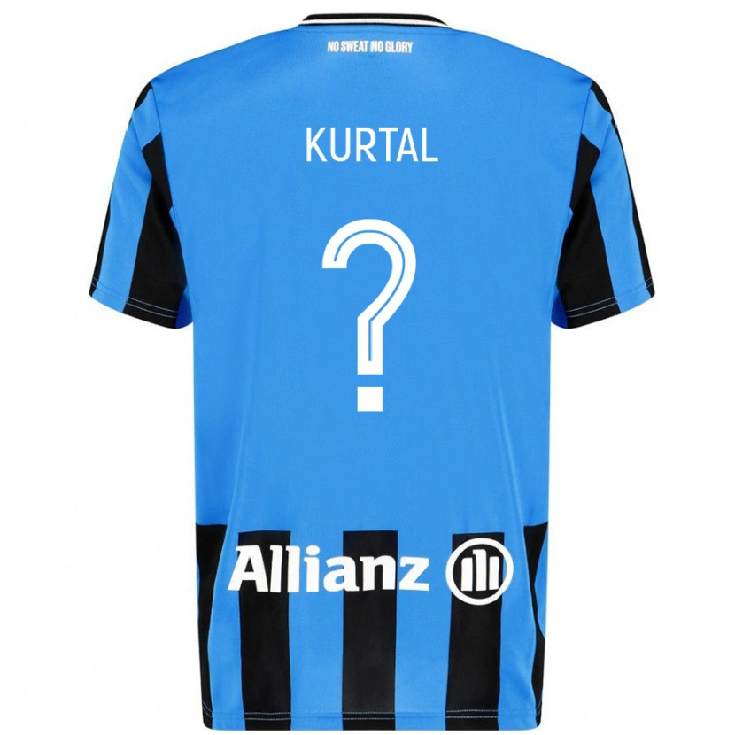 Danxen Kid Utku Kurtal #0 Sky Blue Black Home Jersey 2024/25 T-Shirt