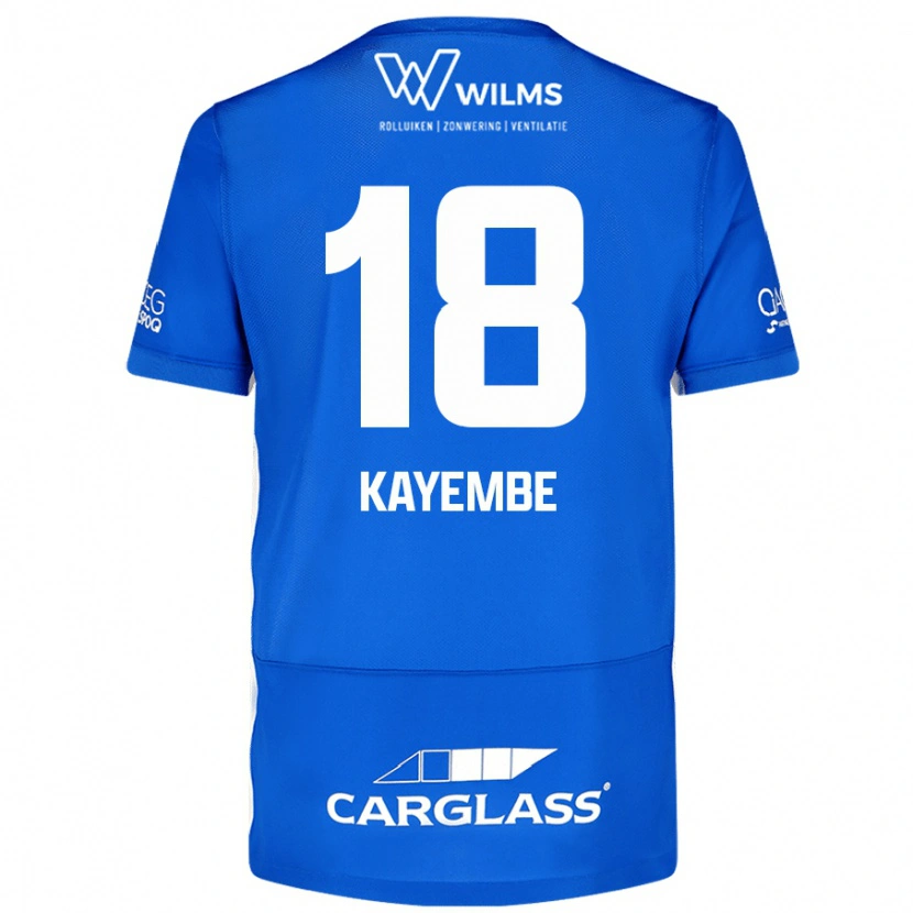 Danxen Kid Joris Kayembe #18 Blue Home Jersey 2024/25 T-Shirt
