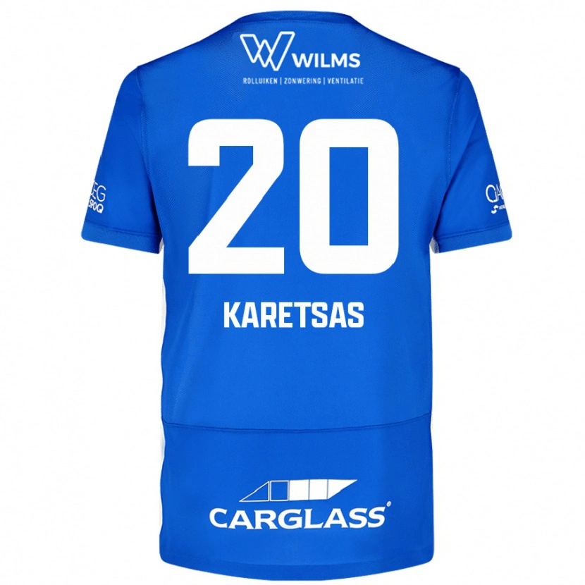 Danxen Kid Konstantinos Karetsas #20 Blue Home Jersey 2024/25 T-Shirt