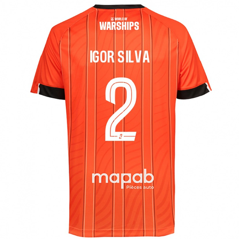 Danxen Kid Igor Silva #2 Orange Home Jersey 2024/25 T-Shirt