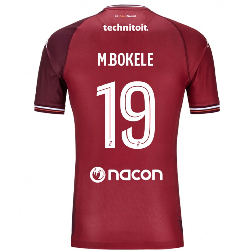 Danxen Kid Morgan Bokele #19 Red Granata Home Jersey 2024/25 T-Shirt