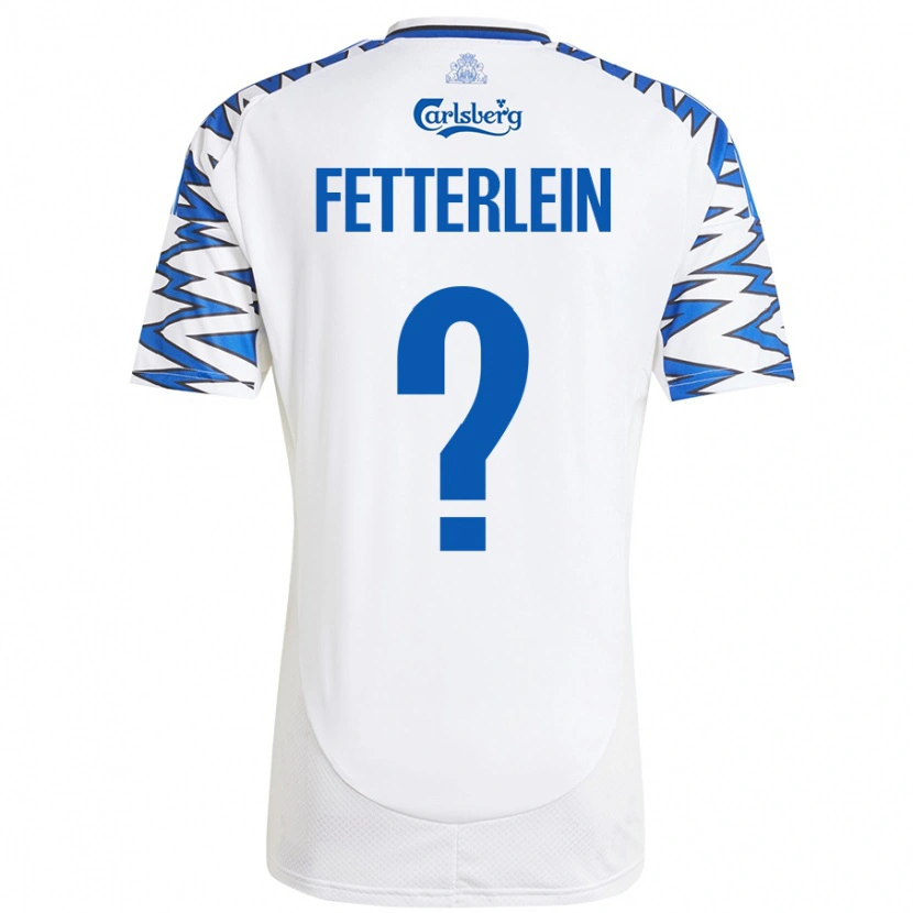 Danxen Kid Sean Fetterlein #0 White Sky Blue Home Jersey 2024/25 T-Shirt