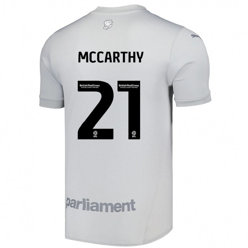Danxen Kid Conor Mccarthy #21 Silver Gray Away Jersey 2024/25 T-Shirt