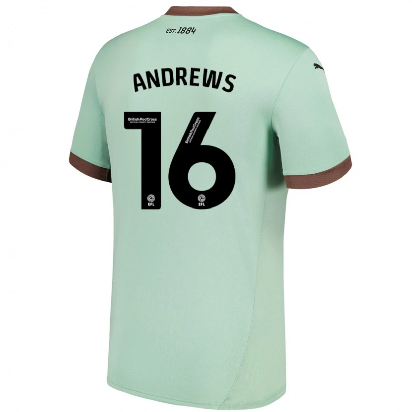 Danxen Kid Marli Rhodes-Andrews #16 Pale Green Away Jersey 2024/25 T-Shirt