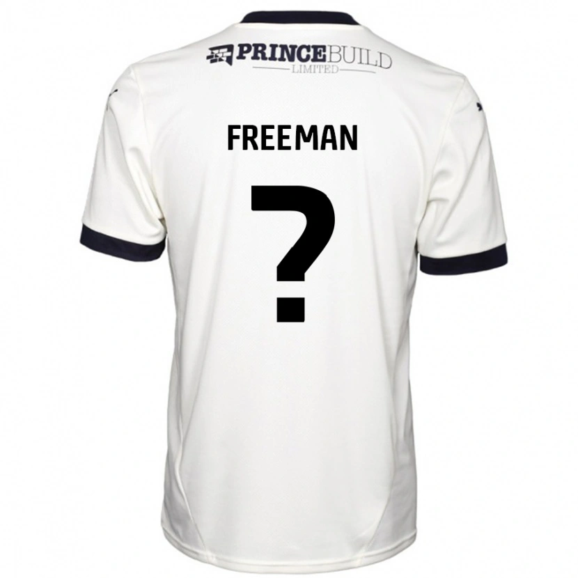 Danxen Kid Noah Freeman #0 Off White Black Away Jersey 2024/25 T-Shirt