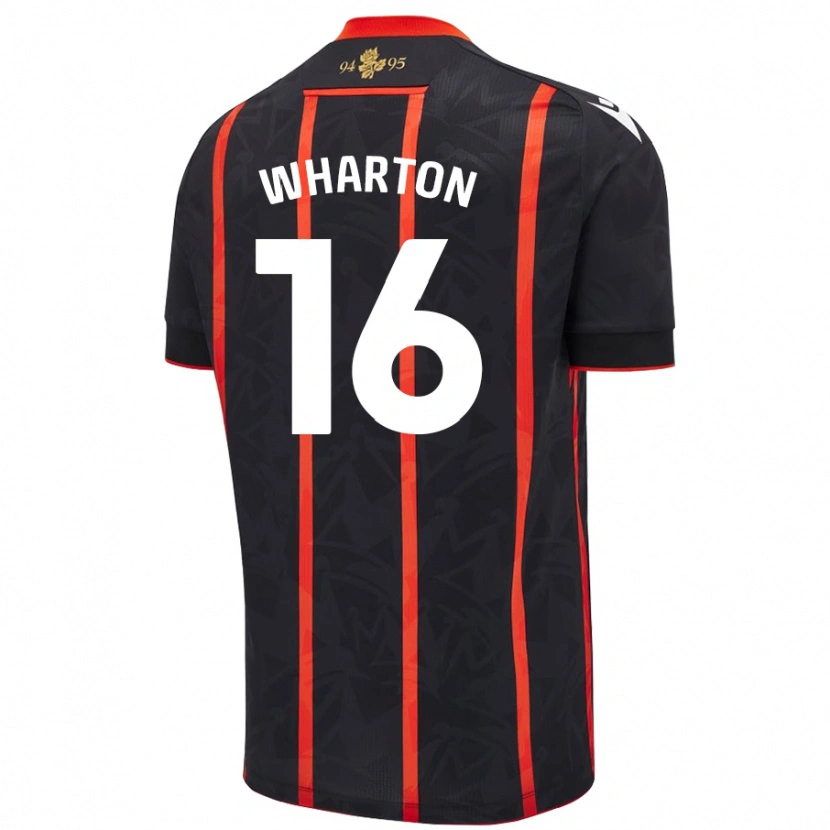 Danxen Kid Scott Wharton #16 Black Red Away Jersey 2024/25 T-Shirt