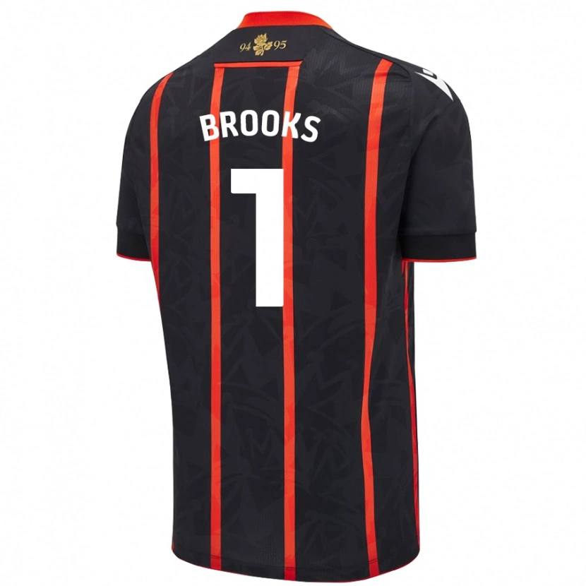 Danxen Kid Alexandra Brooks #1 Black Red Away Jersey 2024/25 T-Shirt