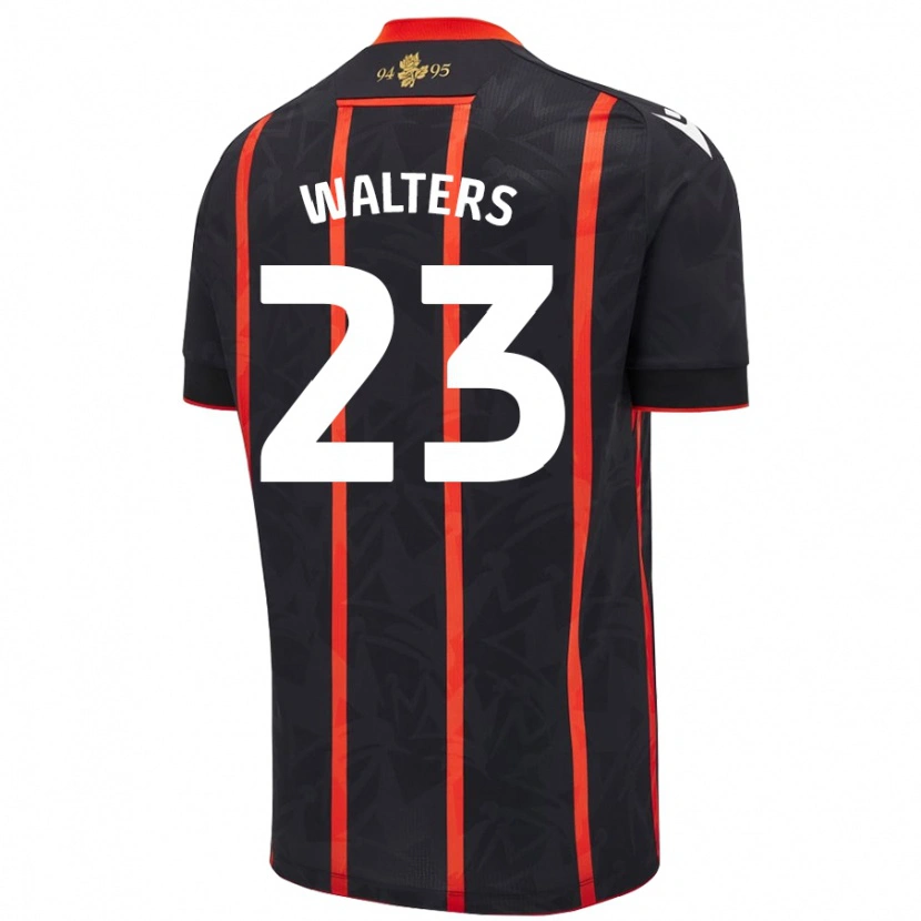 Danxen Kid Georgia Walters #23 Black Red Away Jersey 2024/25 T-Shirt