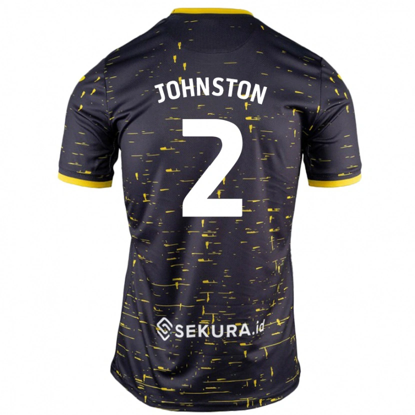 Danxen Kid Chardonnay Johnston #2 Black Yellow Away Jersey 2024/25 T-Shirt