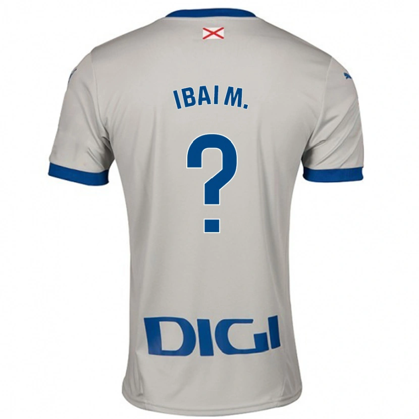 Danxen Kid Ibai Martínez #0 Light Gray Away Jersey 2024/25 T-Shirt