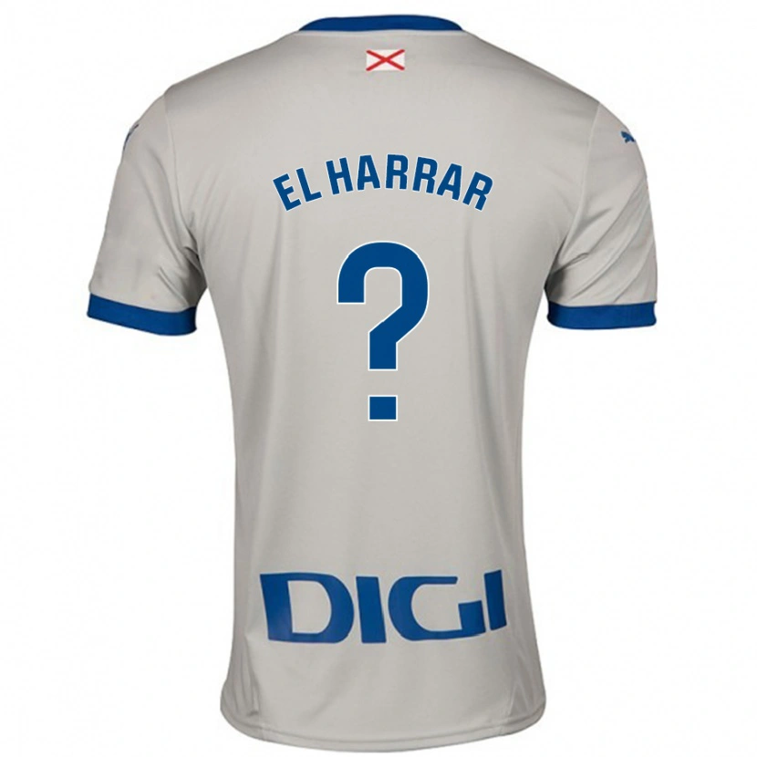 Danxen Kid Mohamed El Harrar #0 Light Gray Away Jersey 2024/25 T-Shirt