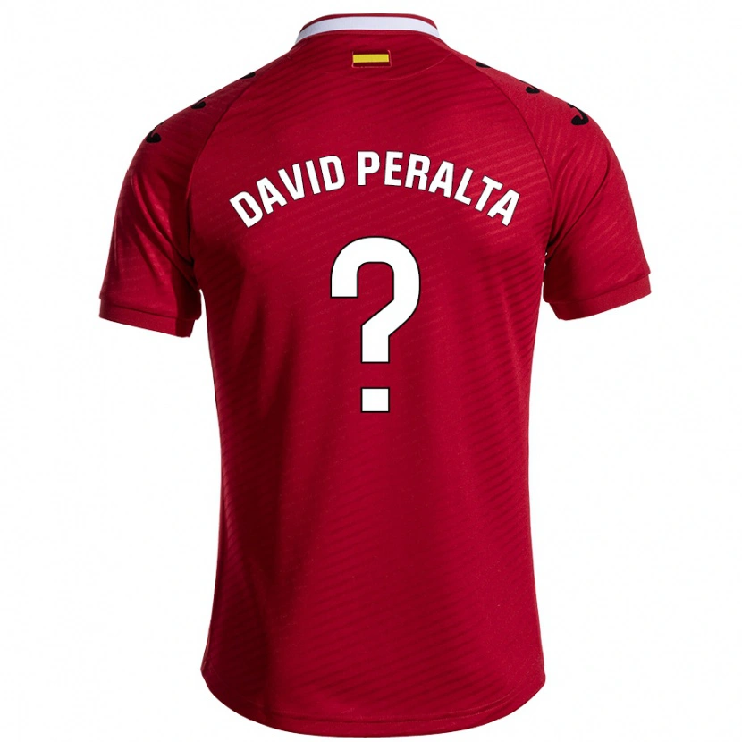 Danxen Kid Juan David Peralta #0 Dark Red Away Jersey 2024/25 T-Shirt