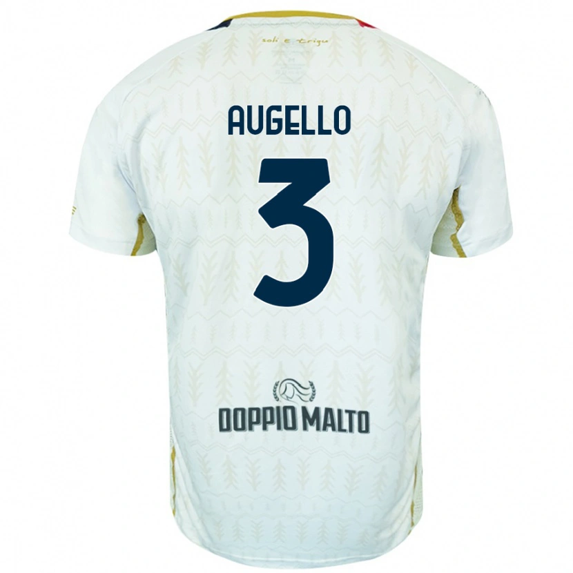 Danxen Kid Tommaso Augello #3 White Away Jersey 2024/25 T-Shirt