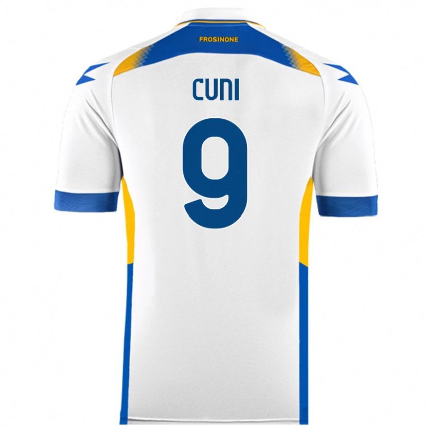 Danxen Kid Marvin Cuni #9 White Away Jersey 2024/25 T-Shirt